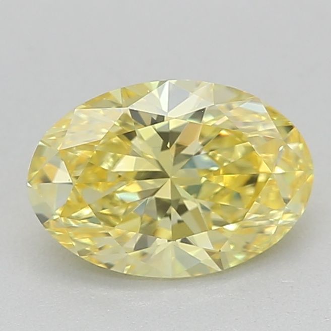 0.56 CT Fancy Vivid Yellow OVAL