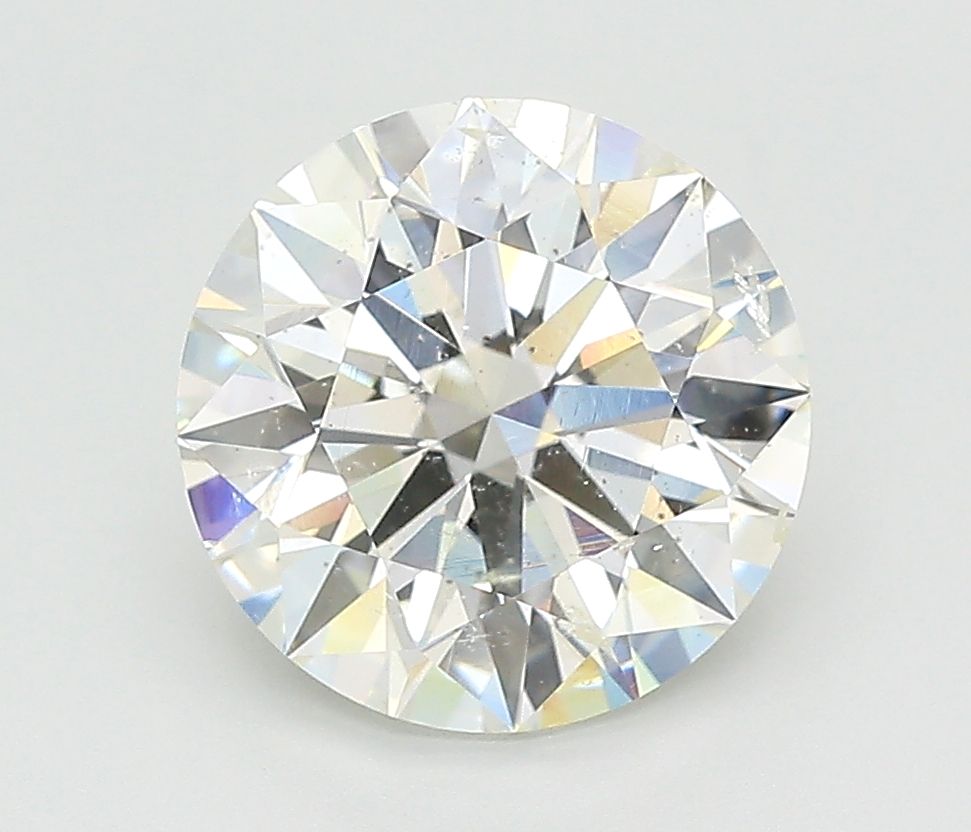 ROUND 4.01 Ct  J SI2 EX EX MED