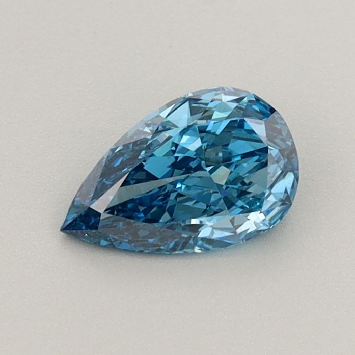 0.49 CT Fancy Vivid Blue PEAR