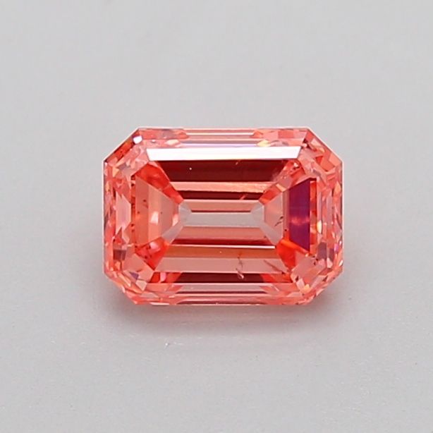 0.7 CT Fancy Orangey Pink EMERALD