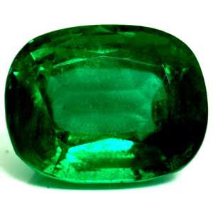 Szmaragd 5,89 ct, zielony, szlif cushion