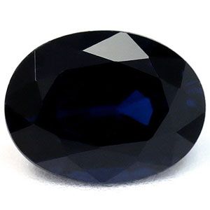 Szafir 1,48 ct, niebieski, szlif owalny