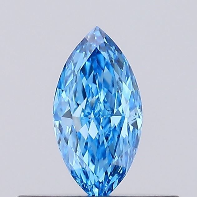 0.19 CT Fancy Vivid Blue MARQUISE