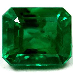 Szmaragd 1,06 ct, zielony, szlif szmaragdowy