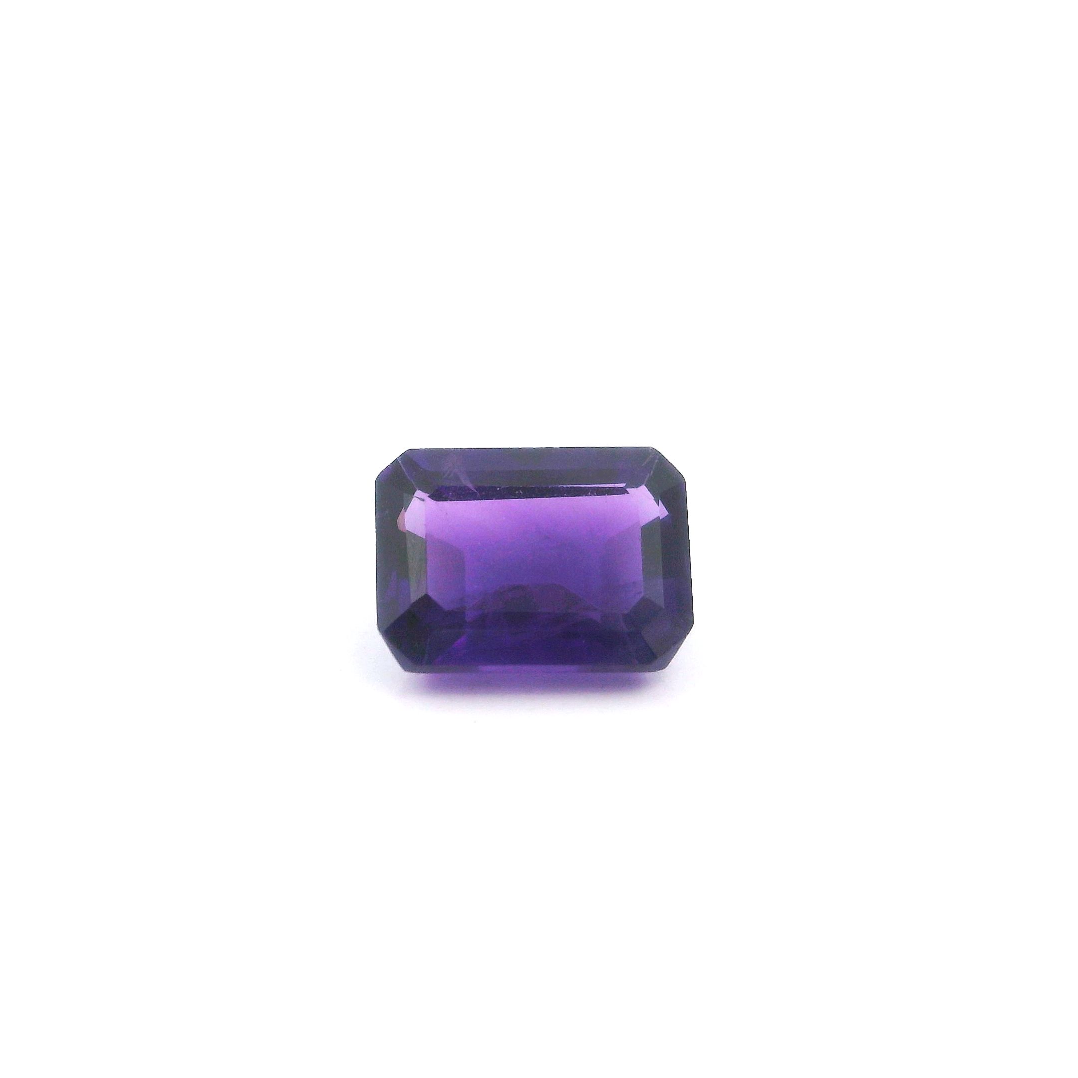 Ametyst 1,50 ct, purpurowy, szlif ośmiokątny