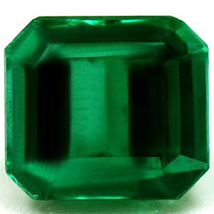 Szmaragd 1,58 ct, zielony, szlif szmaragdowy