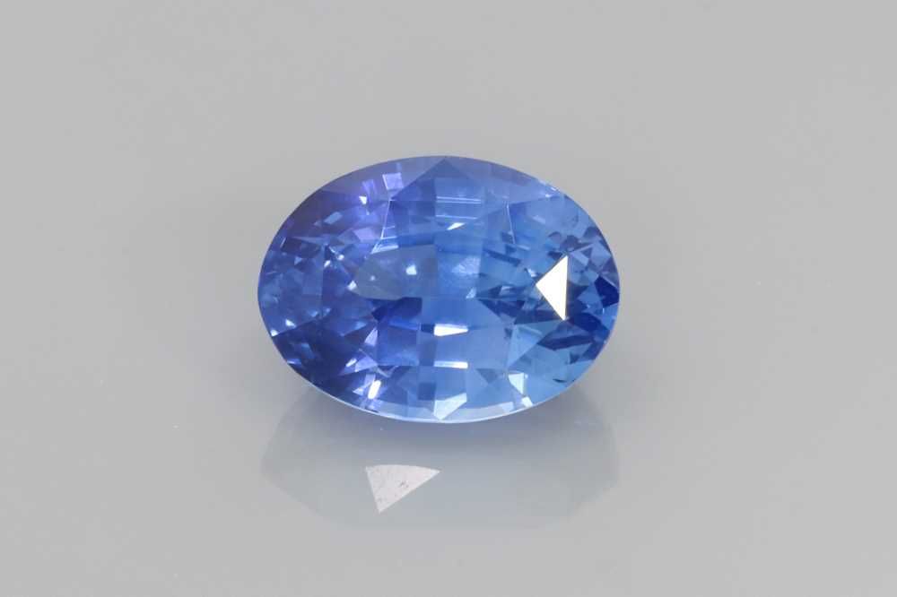 2.08 Carat Blue Oval Sapphire