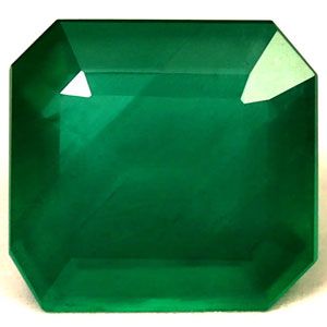 Szmaragd 1,72 ct, zielony, szlif szmaragdowy