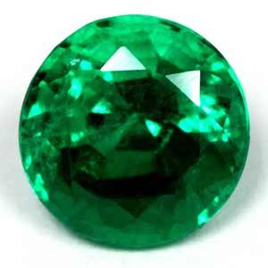 Szmaragd 1,82 ct, zielony, szlif okrągły