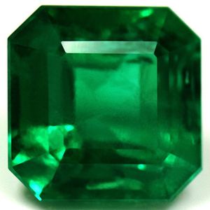 Szmaragd 3,62 ct, zielony, szlif szmaragdowy