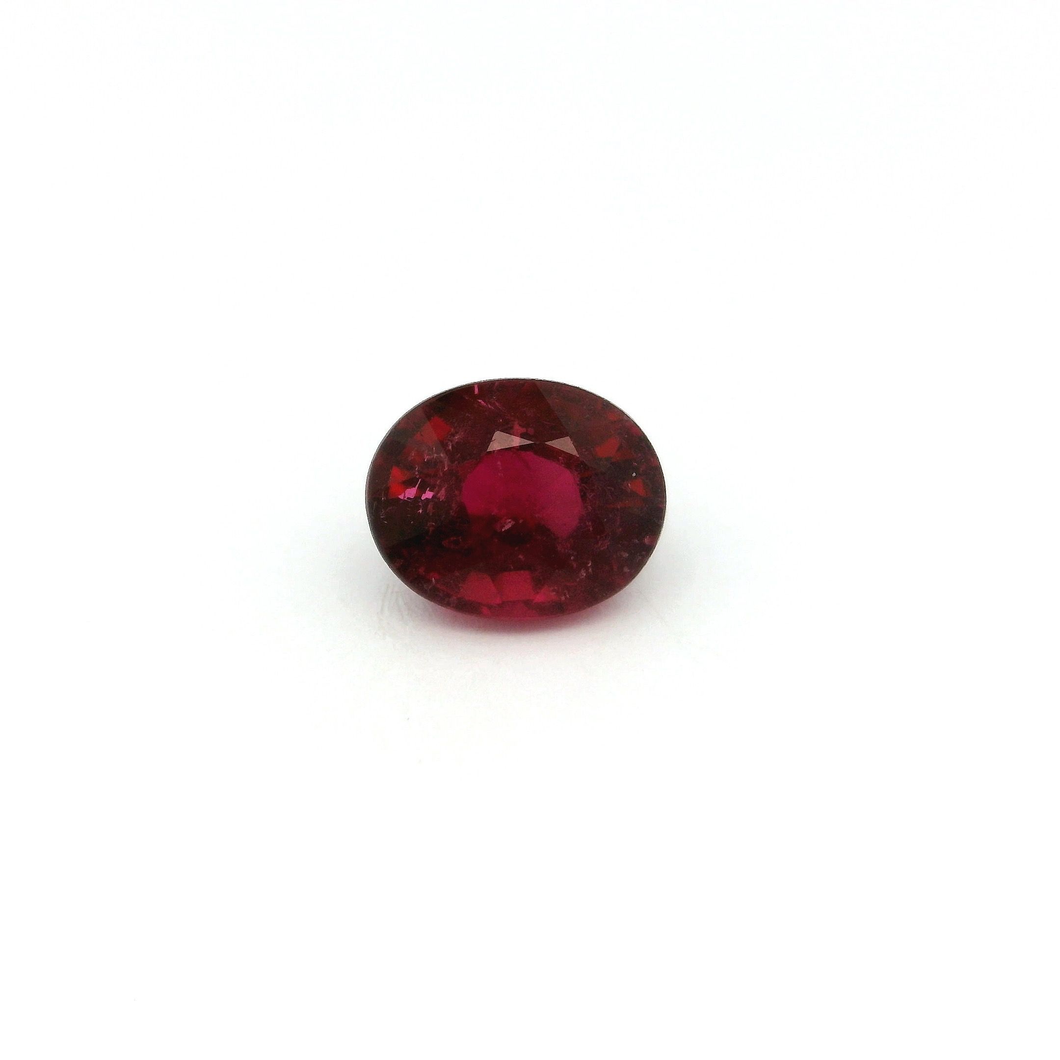 Turmalin 1,31 ct, różowy, szlif owalny