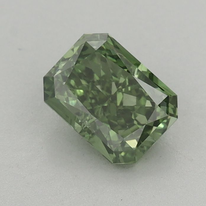0.83 CT Fancy Vivid Green RADIANT