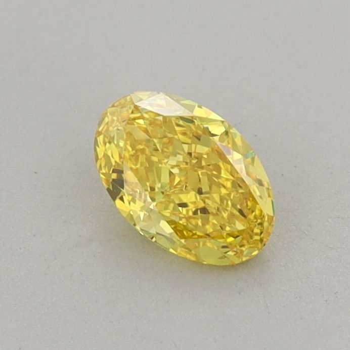 0.42 CT Fancy Vivid Yellow OVAL