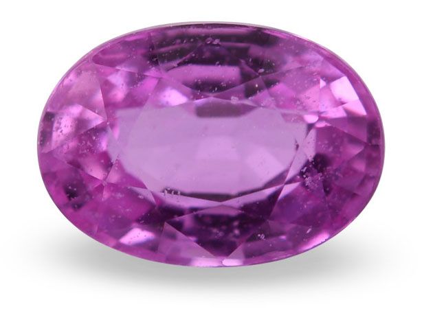 Szafir 1,13 ct, różowy, szlif owalny