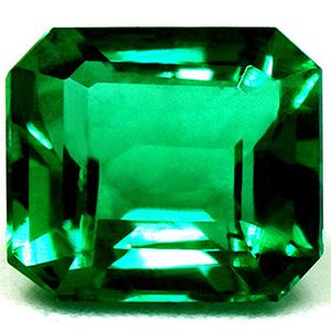 Szmaragd 1,31 ct, zielony, szlif szmaragdowy