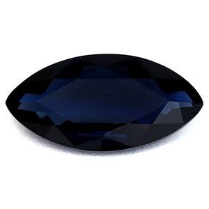 Szafir 1,50 ct, niebieski, szlif markiza
