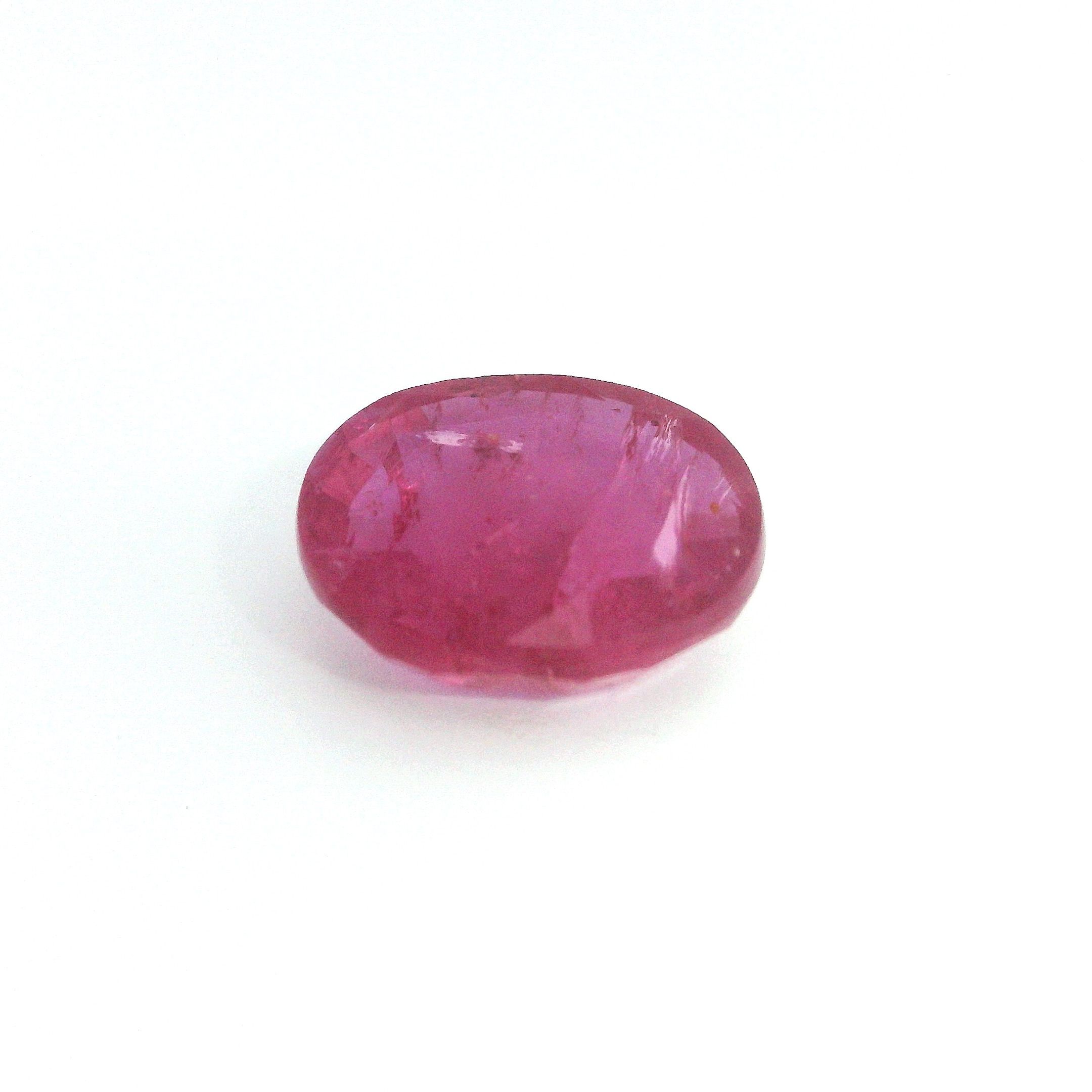 Rubin 5,16 ct, czerwony, szlif owalny