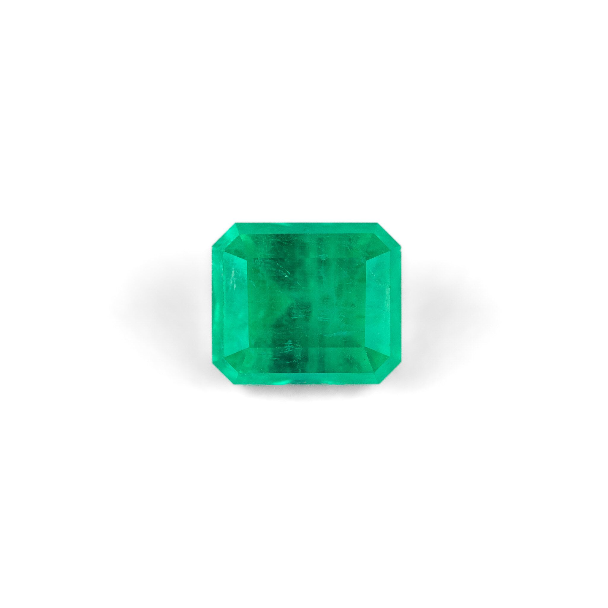 Szmaragd 1,05 ct, zielony, szlif ośmiokątny