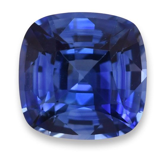 SAPPHIRE FACETED 1.55ct BLUE Blue EC SRILANKA HEATED