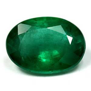 Szmaragd 3,84 ct, zielony, szlif owalny