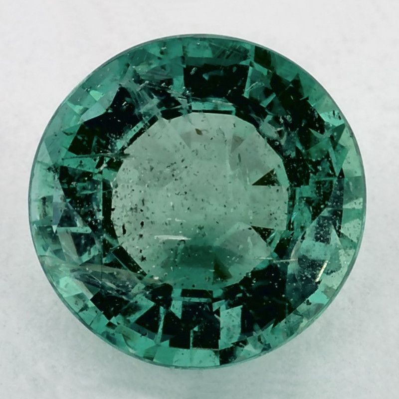 Szmaragd 1,88 ct, zielony, szlif okrągły