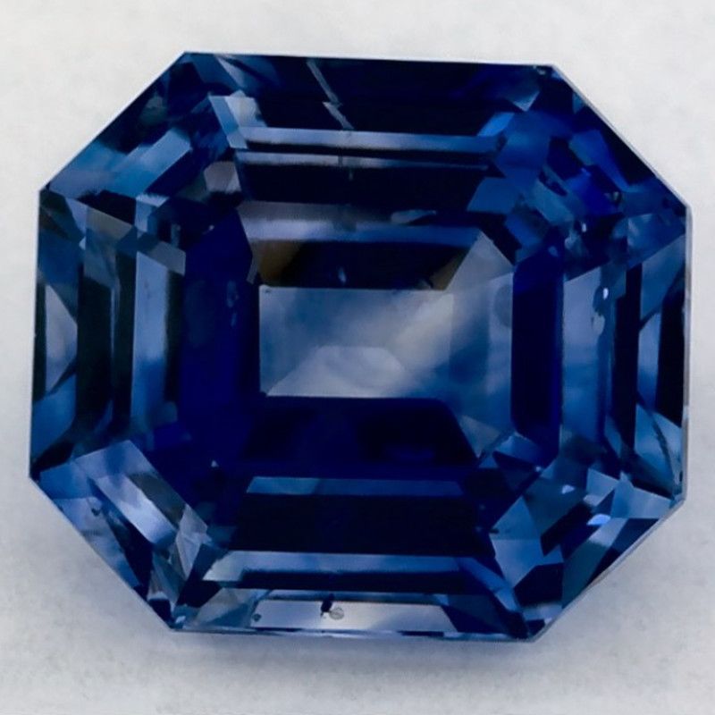 Szafir 1,83 ct, niebieski, szlif ośmiokątny
