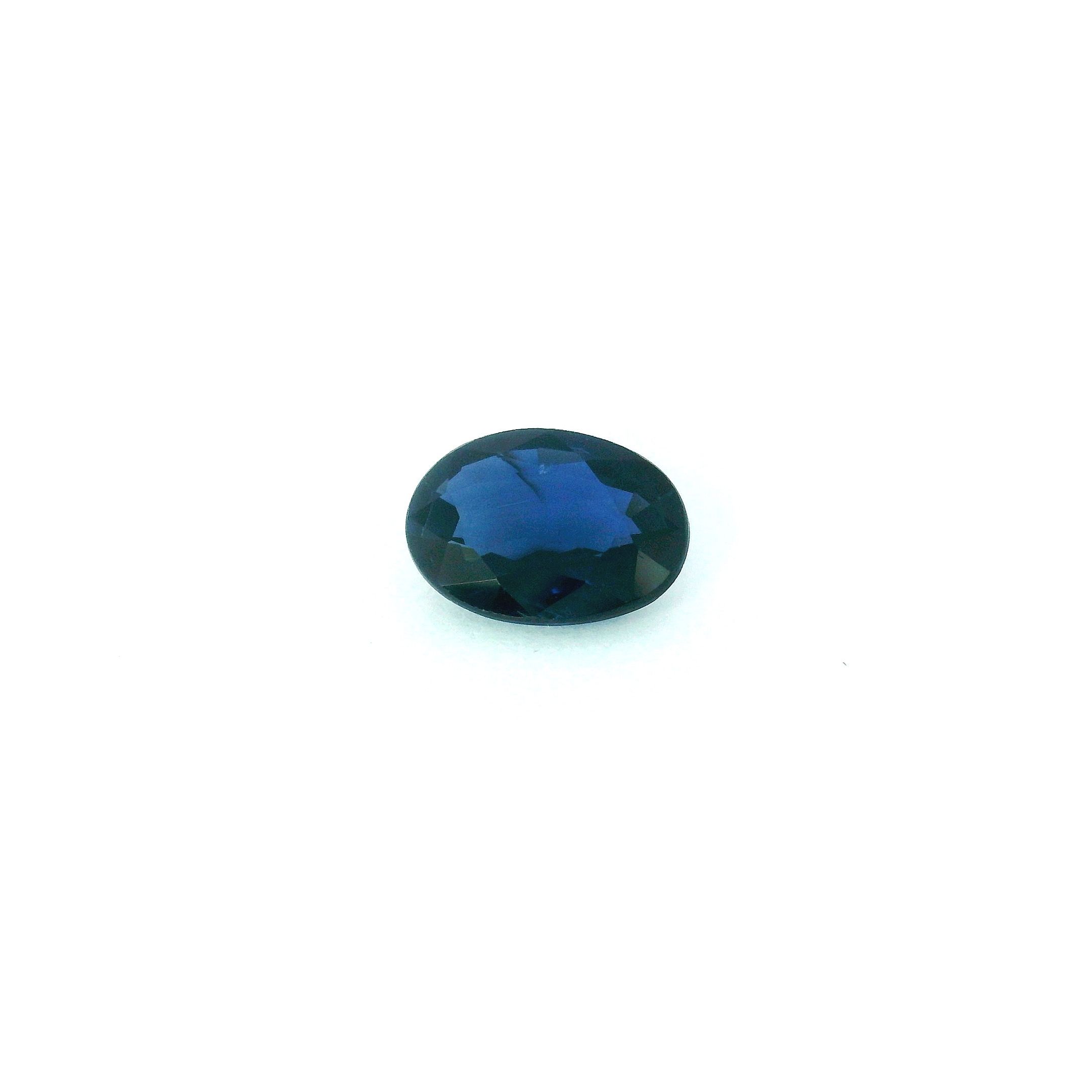 Szafir 1,29 ct, niebieski, szlif owalny