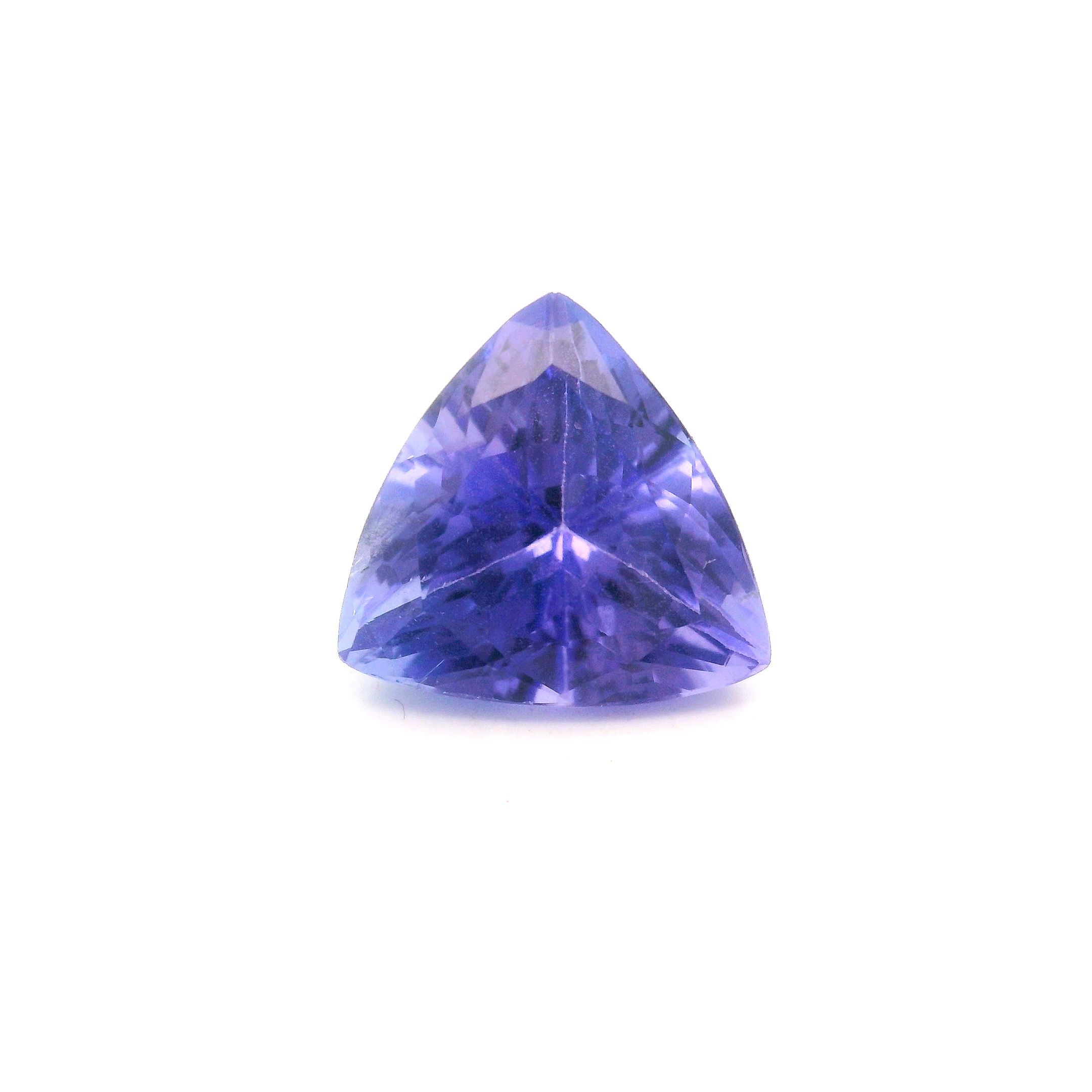 Tanzanit 3,02 ct, niebieski, szlif trójkątny