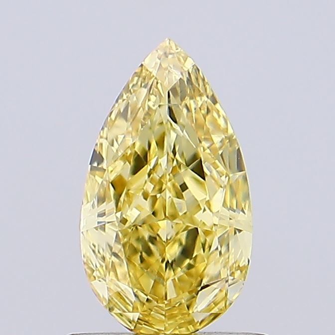 0.88 CT Fancy Intense Yellow PEAR