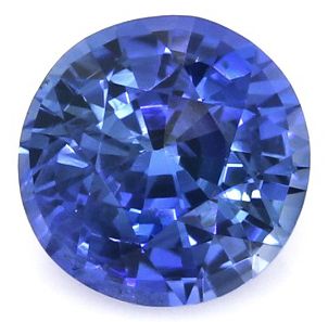 Szafir 1,60 ct, niebieski, szlif okrągły
