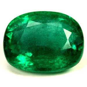 Szmaragd 3,20 ct, zielony, szlif cushion