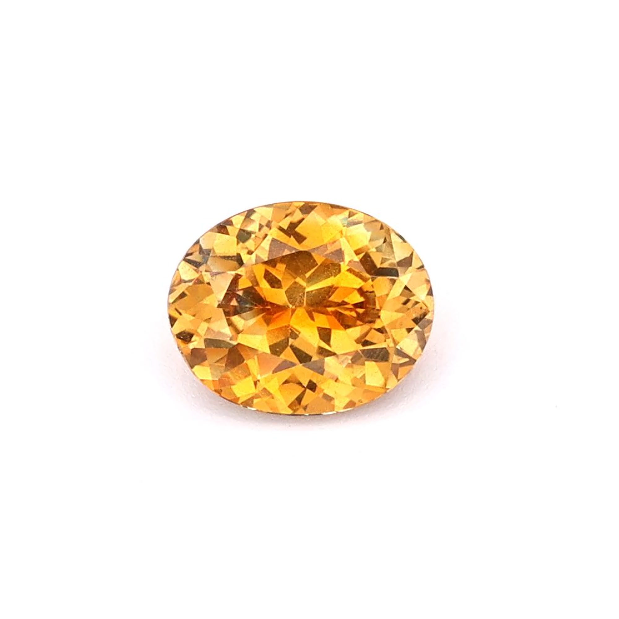 SAPPHIRE FACETED 1.01ct ORANGE ORANGE EC UNITEDSTATES HEATED