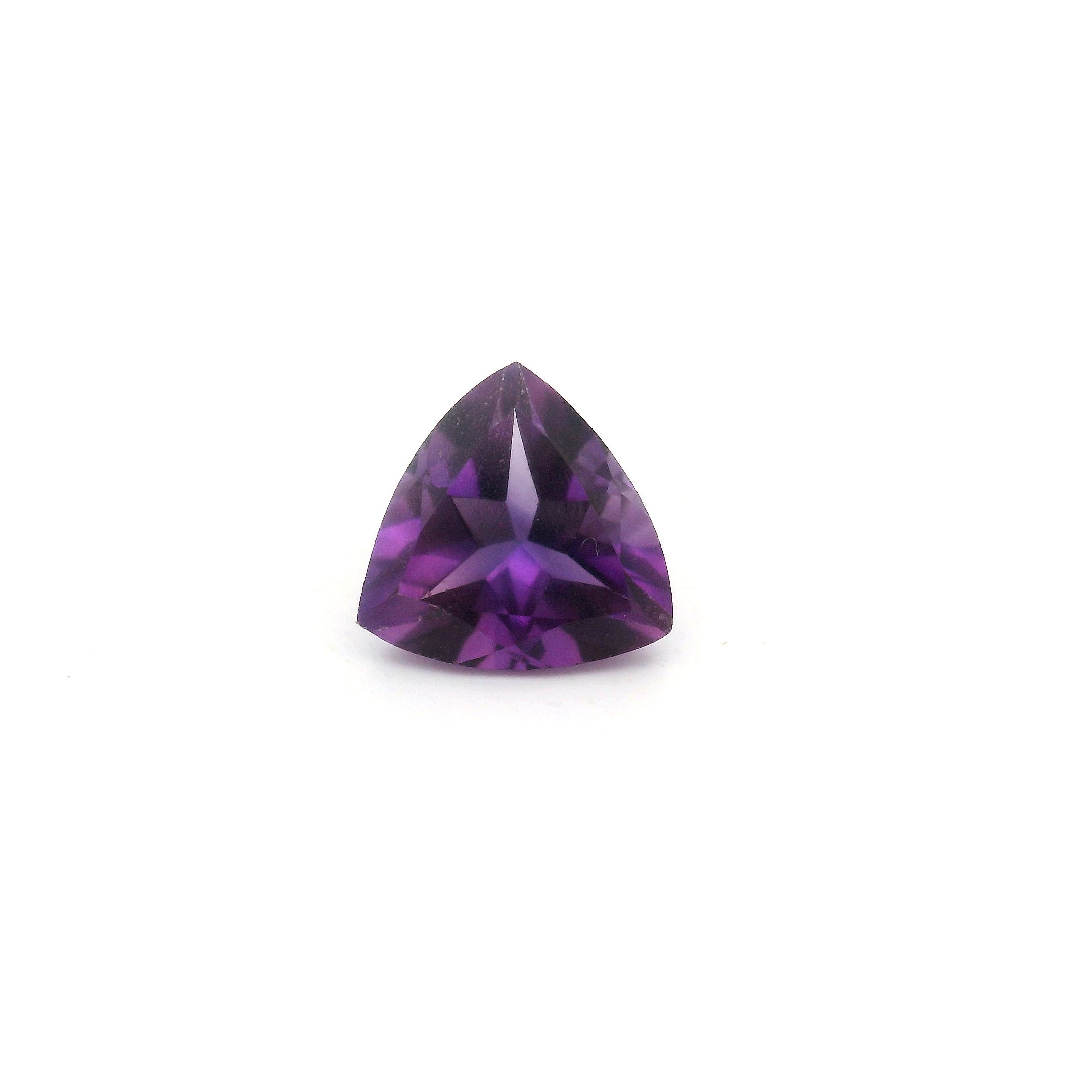 Ametyst 1,01 ct, purpurowy, szlif trójkątny