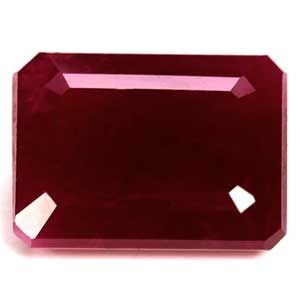 Rubin 3,32 ct, czerwony, szlif szmaragdowy