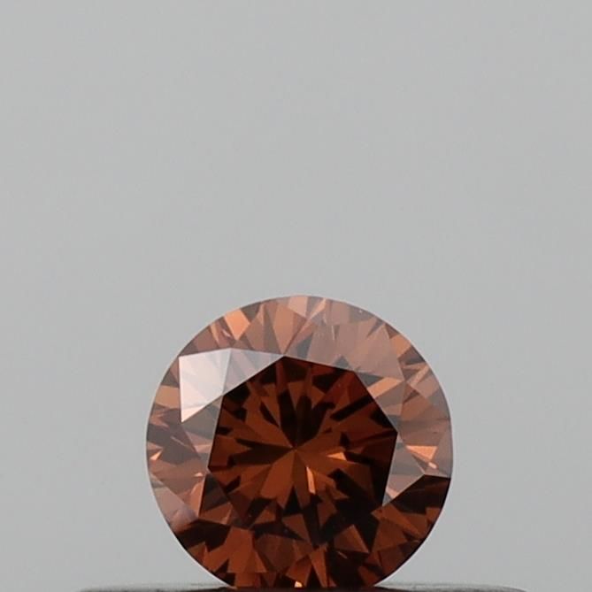 0.21 CT Fancy Deep Orange ROUND
