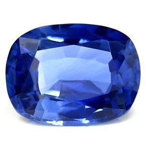 Szafir 1,03 ct, niebieski, szlif cushion