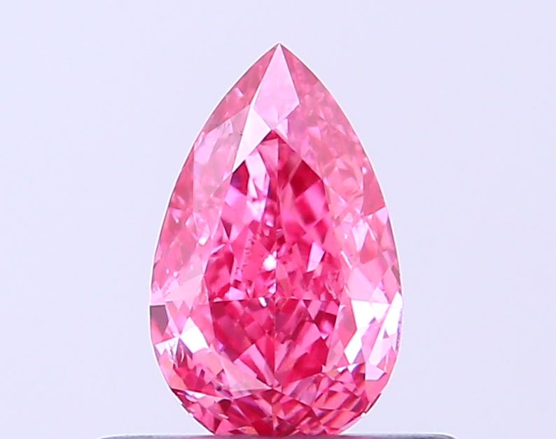 0.37 CT Fancy Vivid Red PEAR