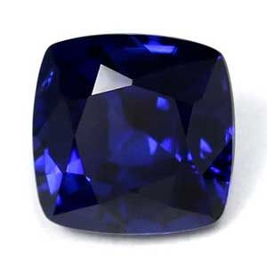Szafir 1,16 ct, niebieski, szlif cushion