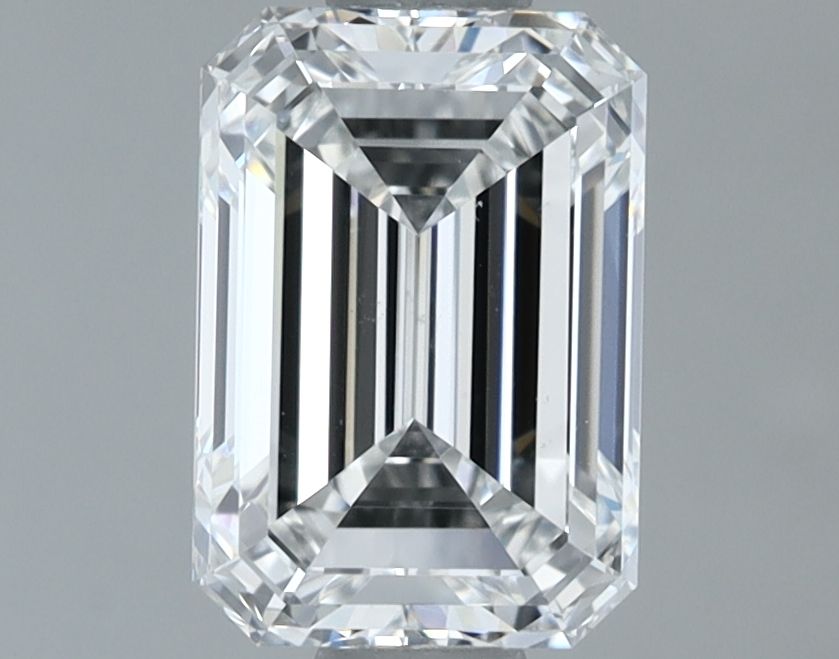 1.53 Carat F VS2 Emerald Diamond