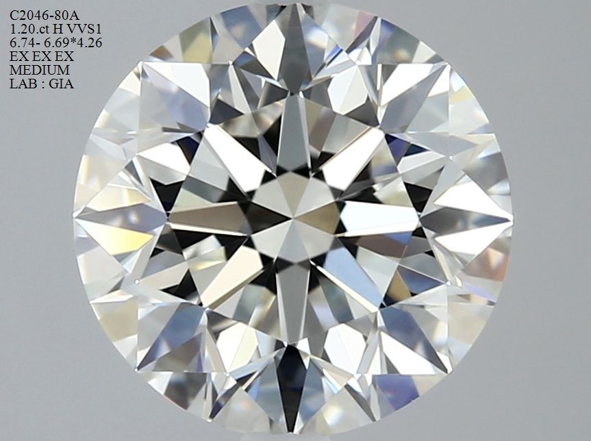 Prírodný diamant okrúhly...