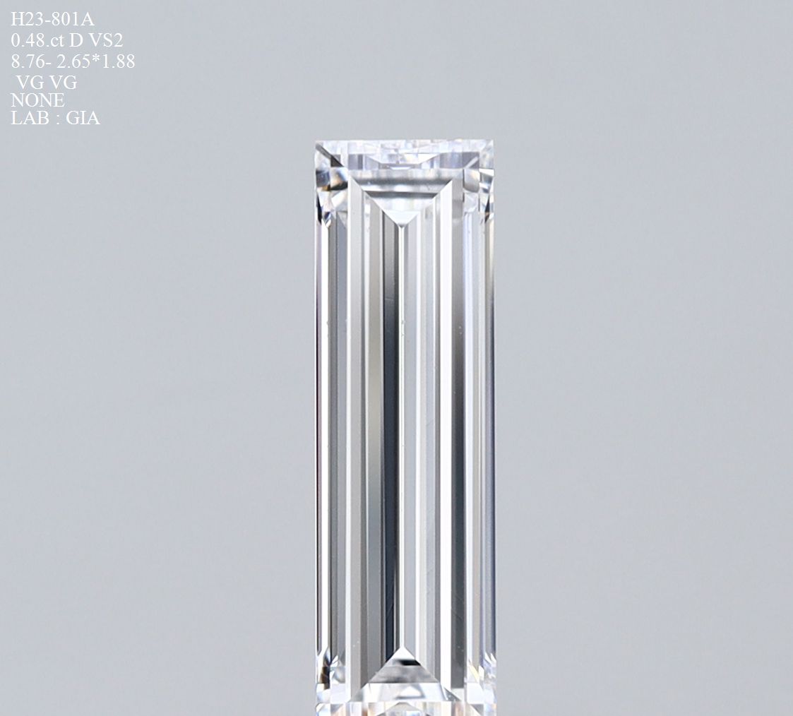 Prírodný diamant bageta,...