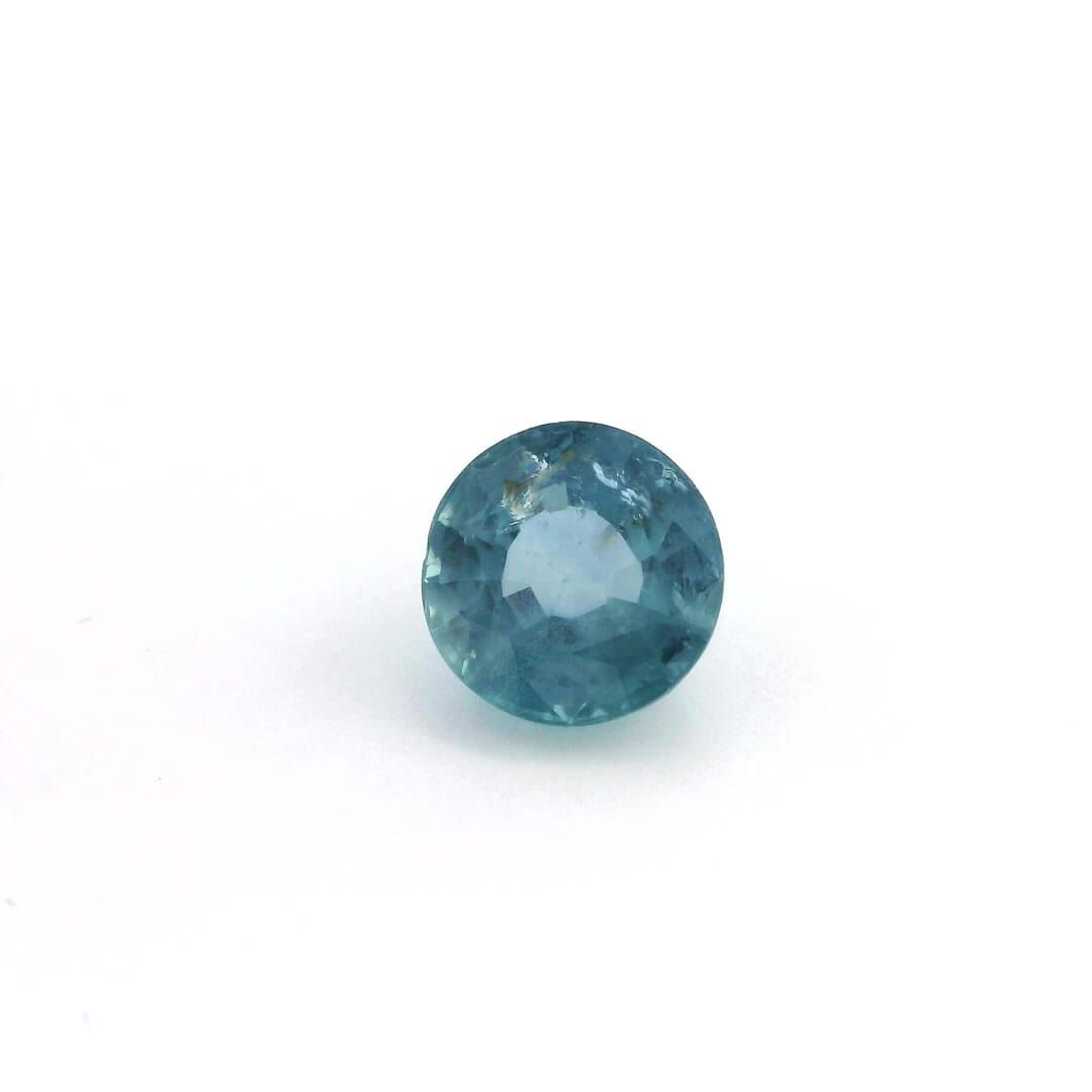 Szafir 4,37 ct, niebieski, szlif okrągły