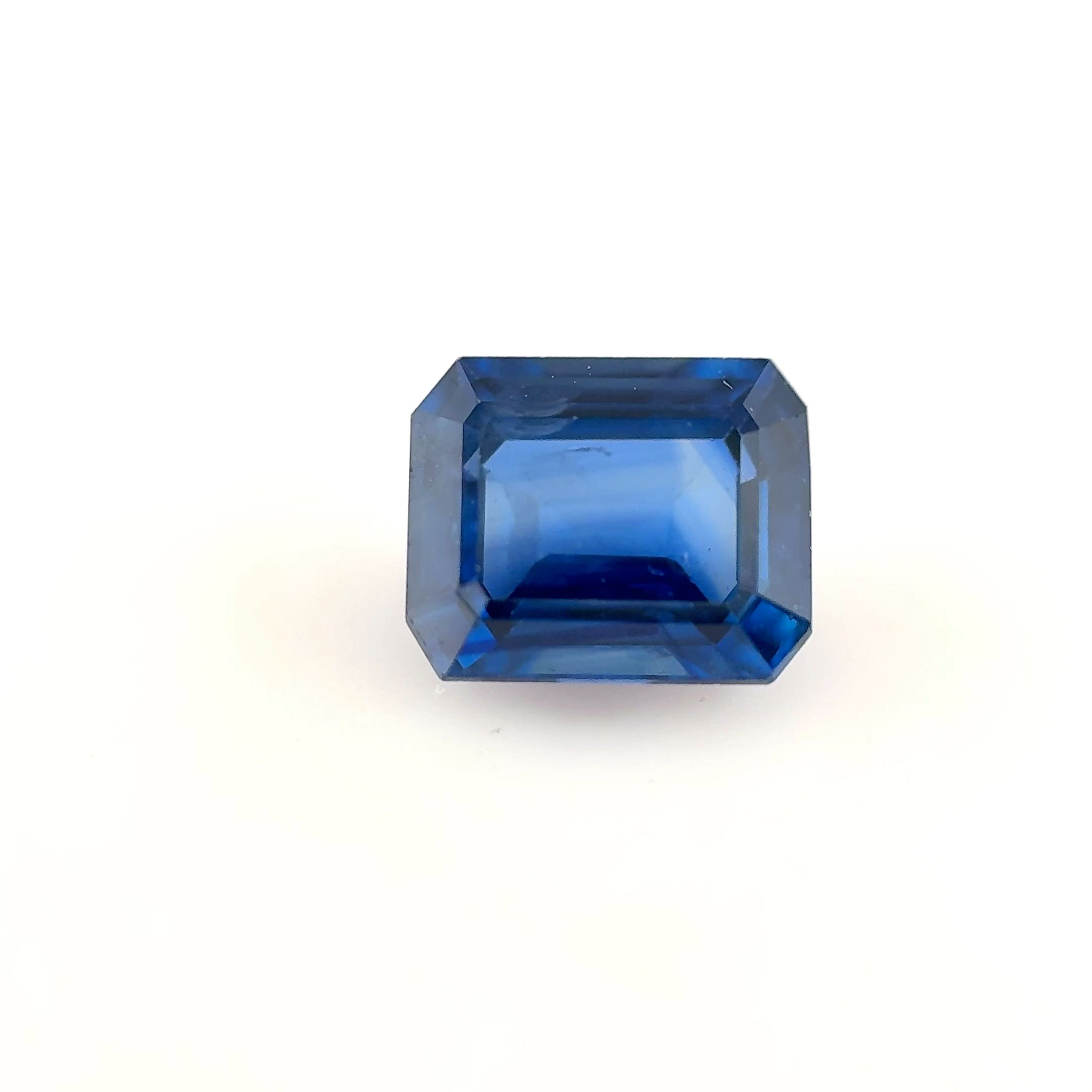 Szafir 1,13 ct, niebieski, szlif szmaragdowy