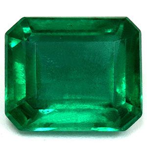 Szmaragd 1,67 ct, zielony, szlif szmaragdowy