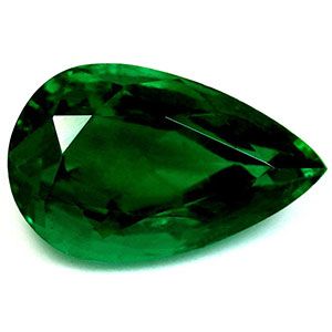 Szmaragd 3,58 ct, zielony, szlif gruszka