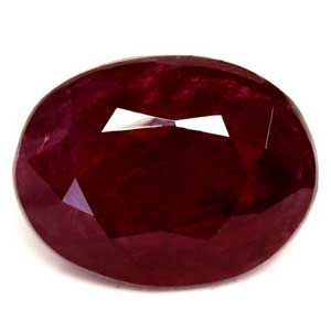 RUBY FACETED 3.49ct RED Medium Red EC REST_OF_AFRICA NONE