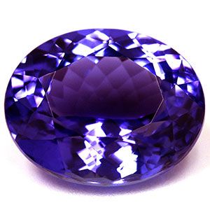 Tanzanit 7,28 ct, niebieski, szlif owalny