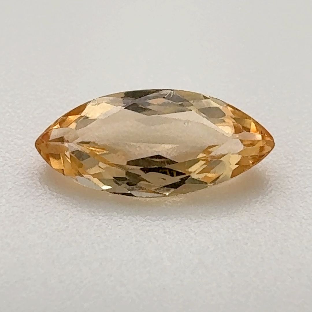 TOPAZ FACETED 1.02ct YELLOW Orangey Yellow EC BRAZIL NONE