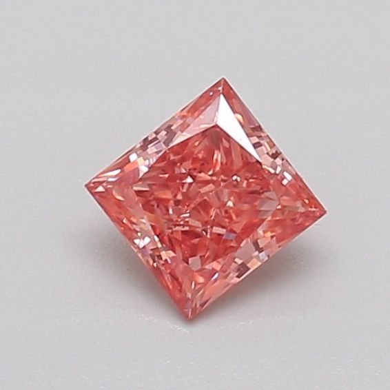 0.44 CT Fancy Vivid Orangey Purple PRINCESS