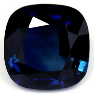 SAPPHIRE FACETED 0.79ct BLUE Deep Blue EC MADAGASCAR HEATED
